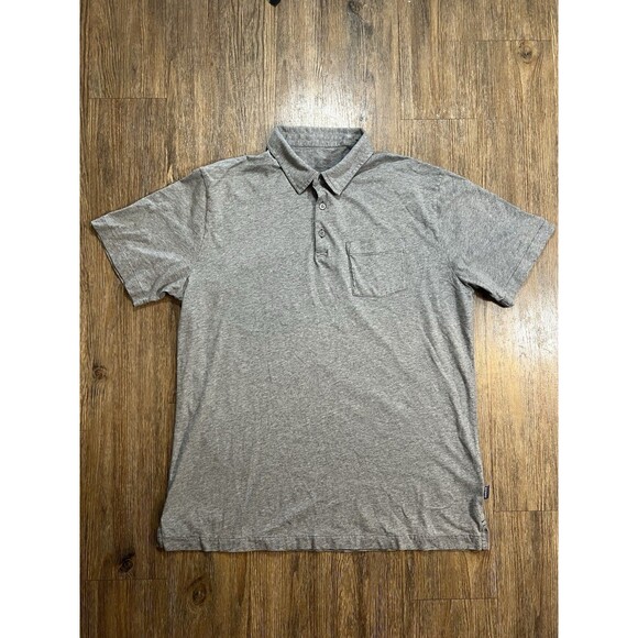 Patagonia Mens Squeaky Clean Polo Organic Cotton Light Gray XL Outdoor Active - Picture 1 of 10